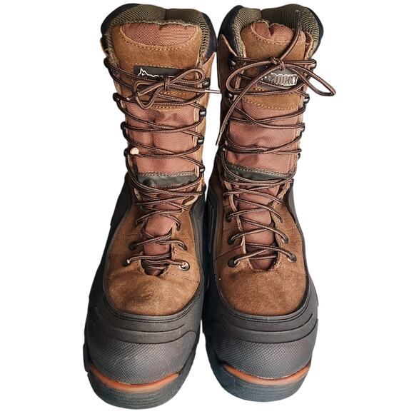 Rocky BlizzardStalker Waterproof Insulated Men's Winter Boot 9" Blk Brown Sz 14 - Picture 2 of 8